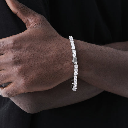 Tennis Bracelet (Silver) 5mm