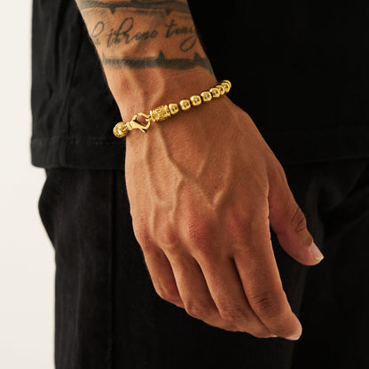 Chrome Ball Bracelet (Gold)