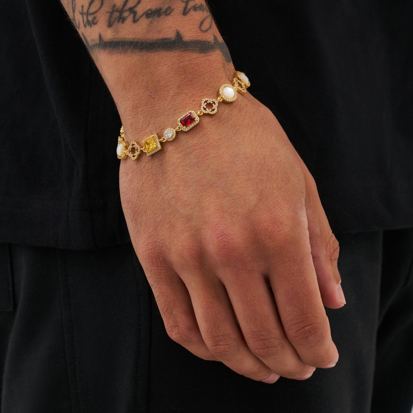 Iced Gemstone Set (Gold)
