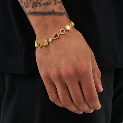 Iced Gemstone Set (Gold)