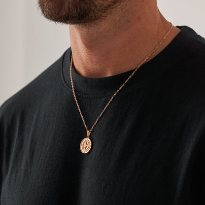 Compass Pendant (Rose Gold)