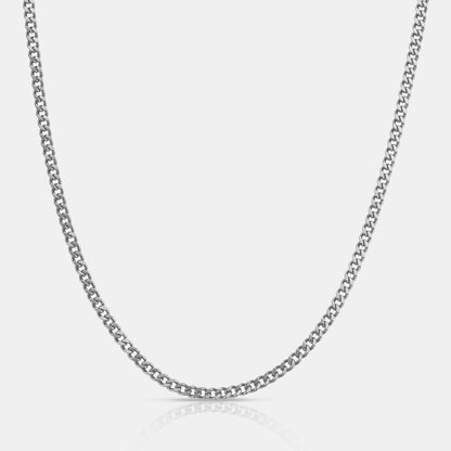 Cuban (Silver) 3mm | Sterling Silver