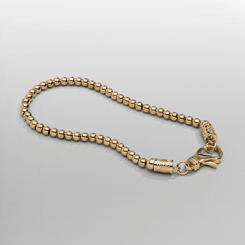 Mini Chrome Ball Bracelet (Gold)