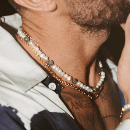 Forest Green - Real Pearl Necklace