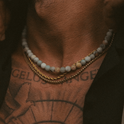 Ocean Beaded Necklace 8mm