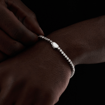 Tennis Bracelet (Silver) 3mm