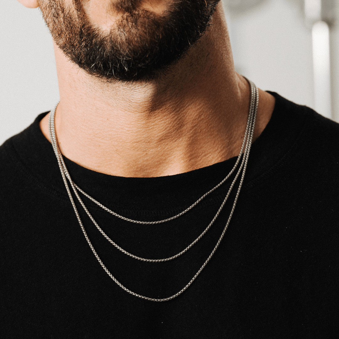 Round Box Chain (Silver) 2mm