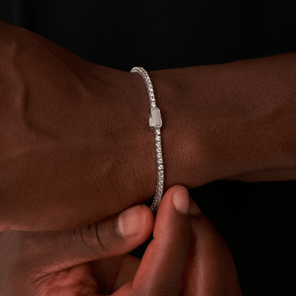 Tennis Bracelet (Silver) 2mm