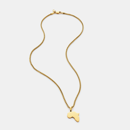 Africa Pendant (Gold)