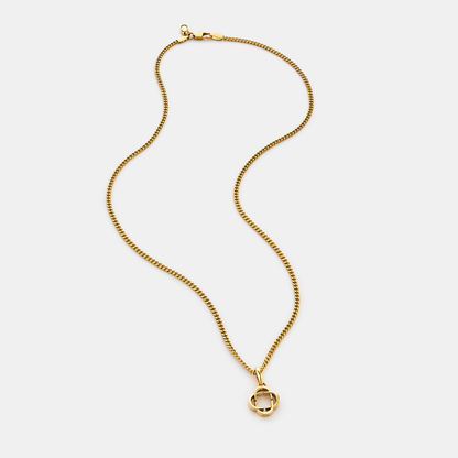 Clover Logo Pendant (Gold)