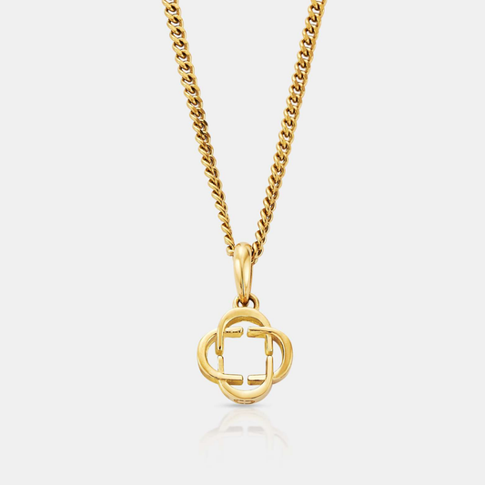 Clover Logo Pendant (Gold)