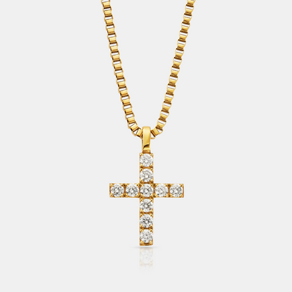 Iced Cross (Gold)