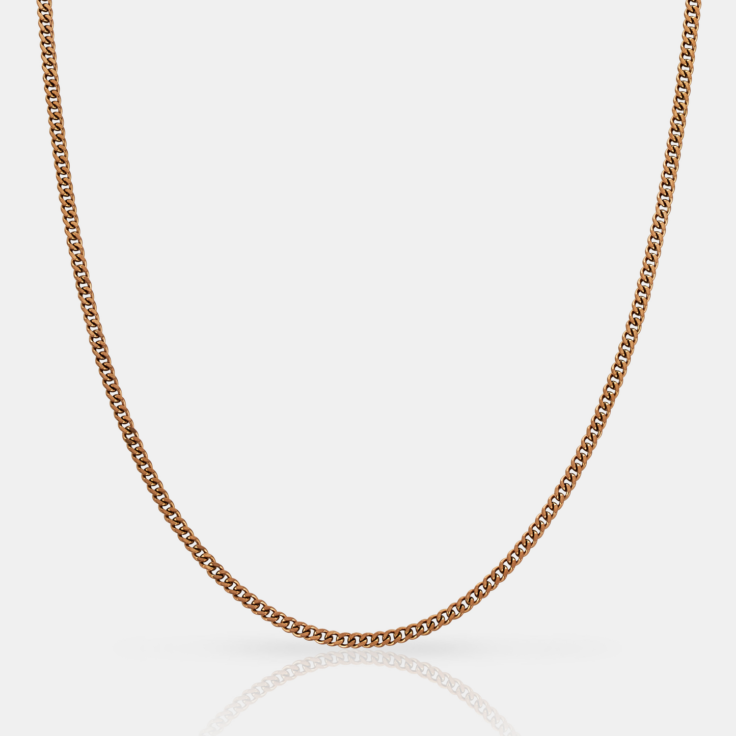 Cuban (Rose Gold) 2mm