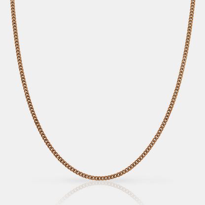 Cuban (Rose Gold) 2mm