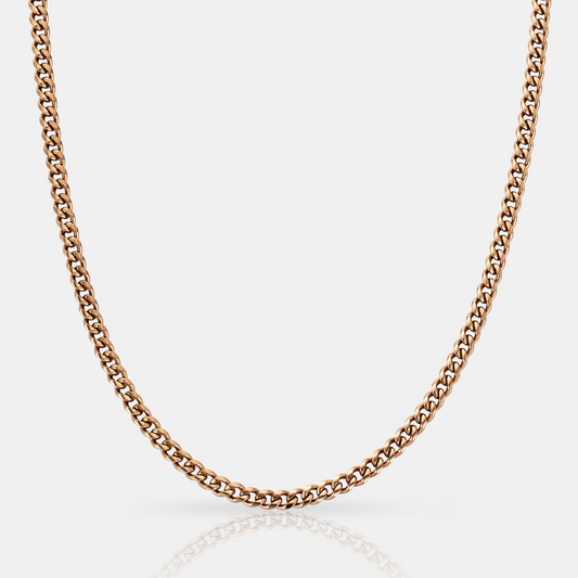 Cuban (Rose Gold) 4mm