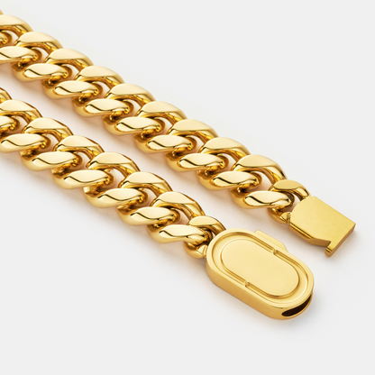 Cuban (Gold) 12mm