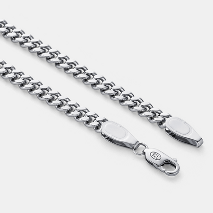 Cuban (Sterling Silver) 6mm