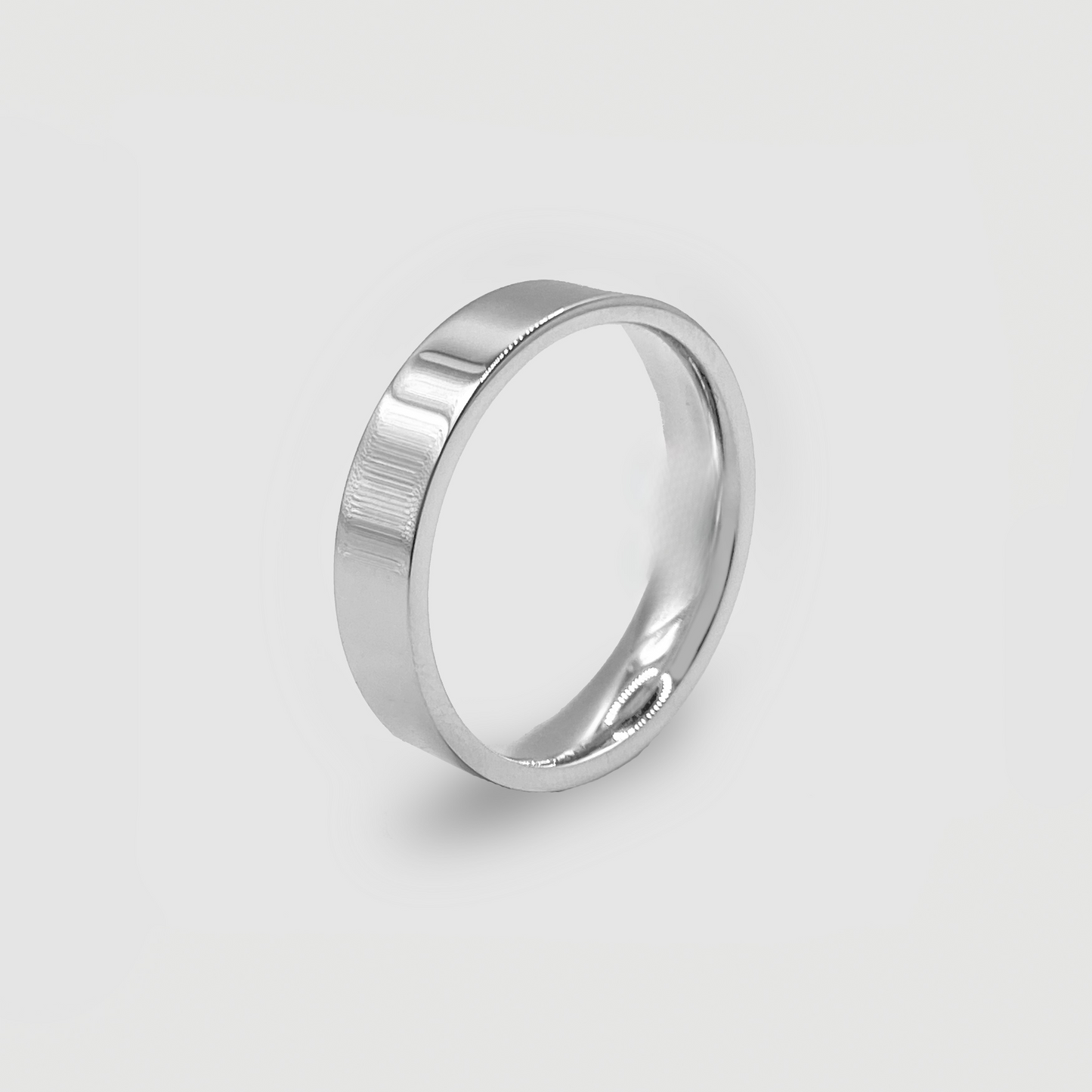 Flat Band Ring (Silver) 5mm