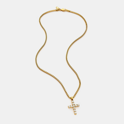 Iced Cross (Gold)