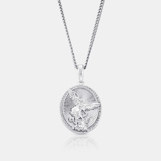 Iced St Michael (Silver)