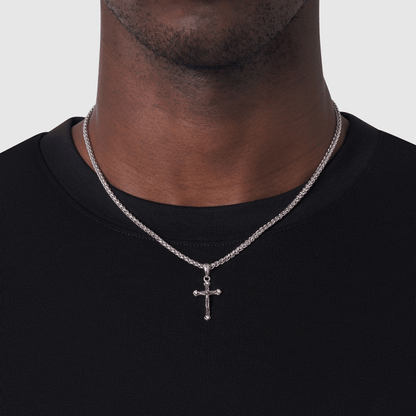 Melted Crucifix (Silver) | Sterling Silver