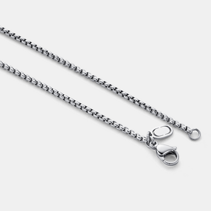 Round Box Chain (Silver) 2mm