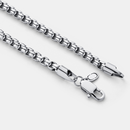 Round Box Chain (Silver) 5mm