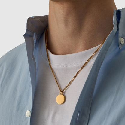 Round Totem Pendant (Gold)