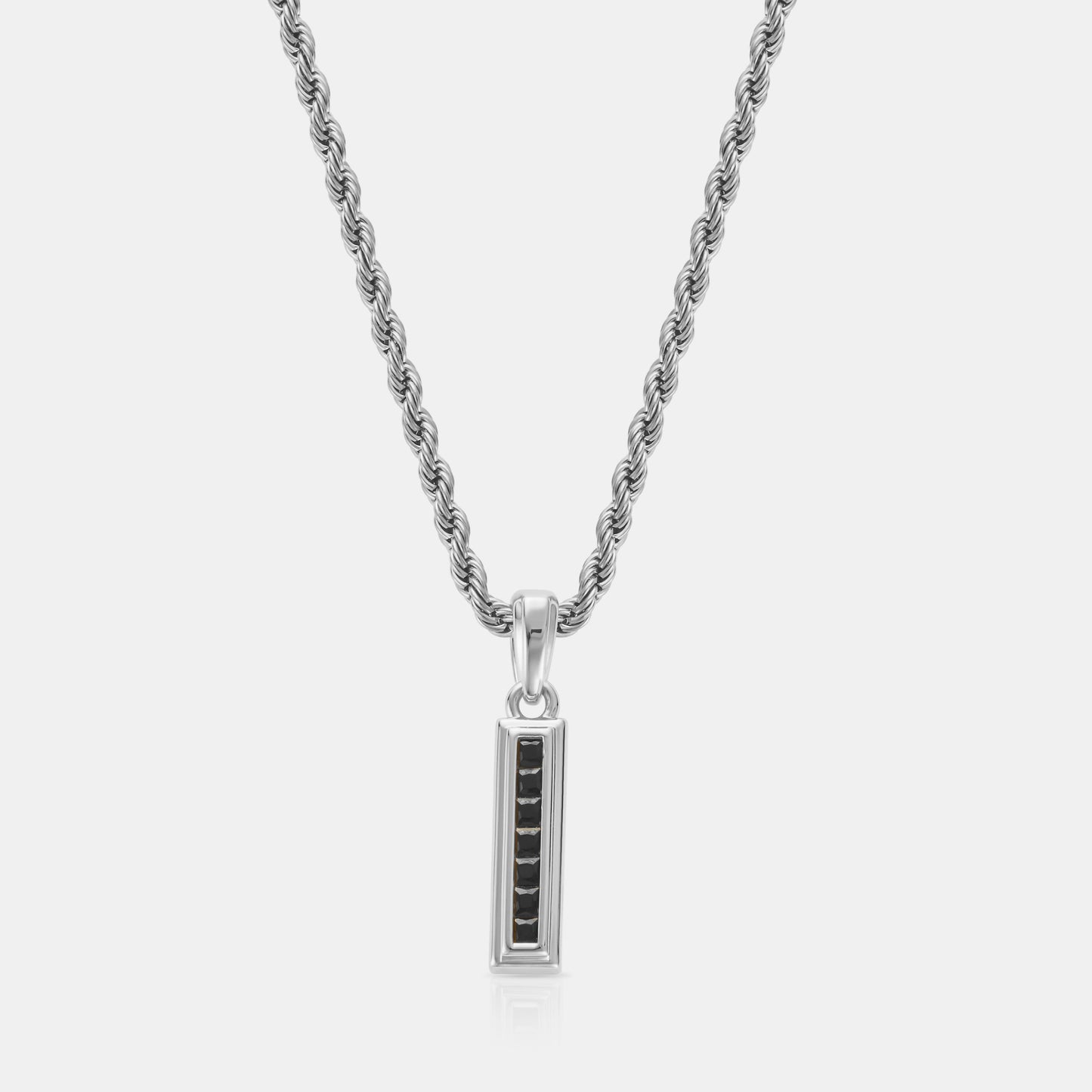 Mini Onyx Stone Totem (Silver)