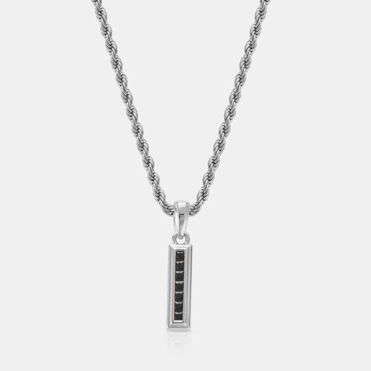Mini Onyx Stone Totem (Silver)