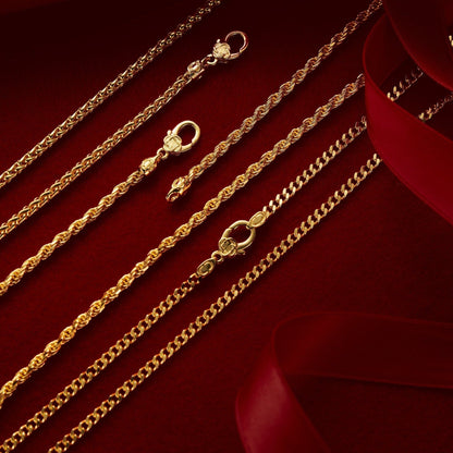 Cuban (18ct Gold) 3mm | Sterling Silver